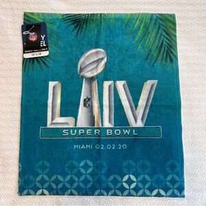 NFL Super Bowl LIV Miami 2020 towel